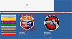 Desktop Screenshot of belisokarate.com